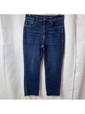 Judy Blue Women’s High Rise Cropped Straight Jeans - Size 11/30